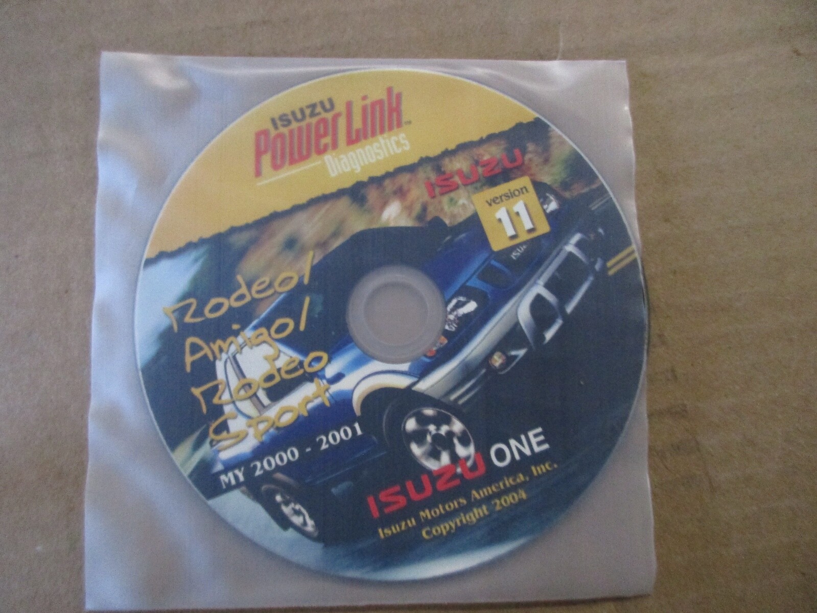 ISUZU POWER RECORDER DIAGNOSTIC W/8 CD’S (PARTS ONLY)