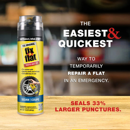 Slime Fix-A-Flat Tire Sealant 16 Oz. Standard Tires (S60420)