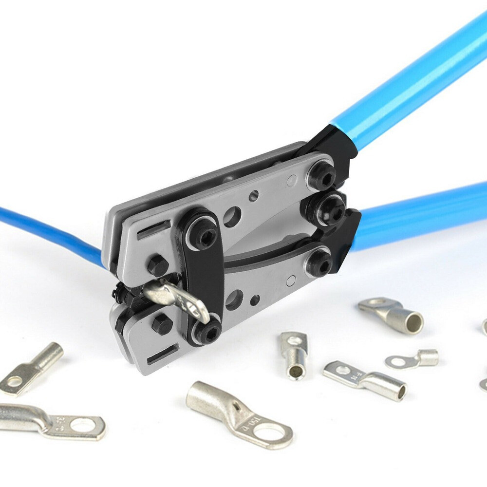 Cable Lug HX-50B 6-50mm² Crimp Pliers Wire Connector Cu/Al Terminal Crimper Tool