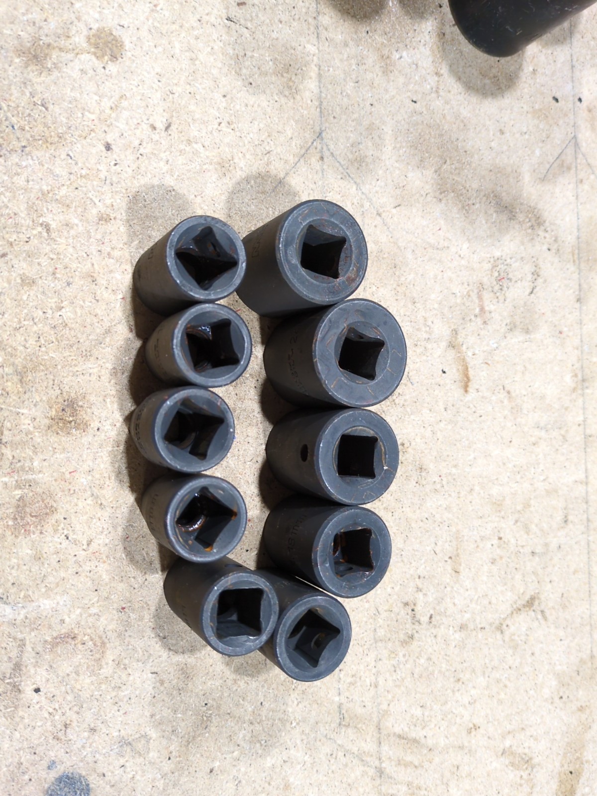 Various Size Impact Sockets Unbranded 1/2 Drive SAE Or Metric See List
