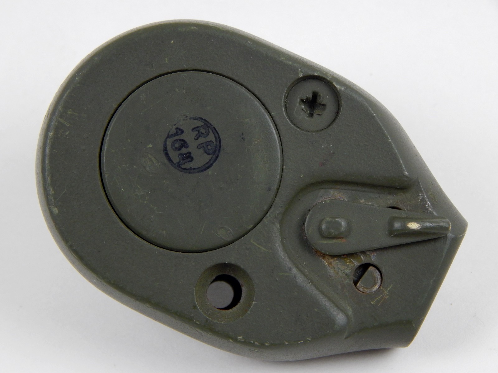 RARE Vintage Proto 5449 1/2″ Drive Thumb Palm Ratchet Head Military Green
