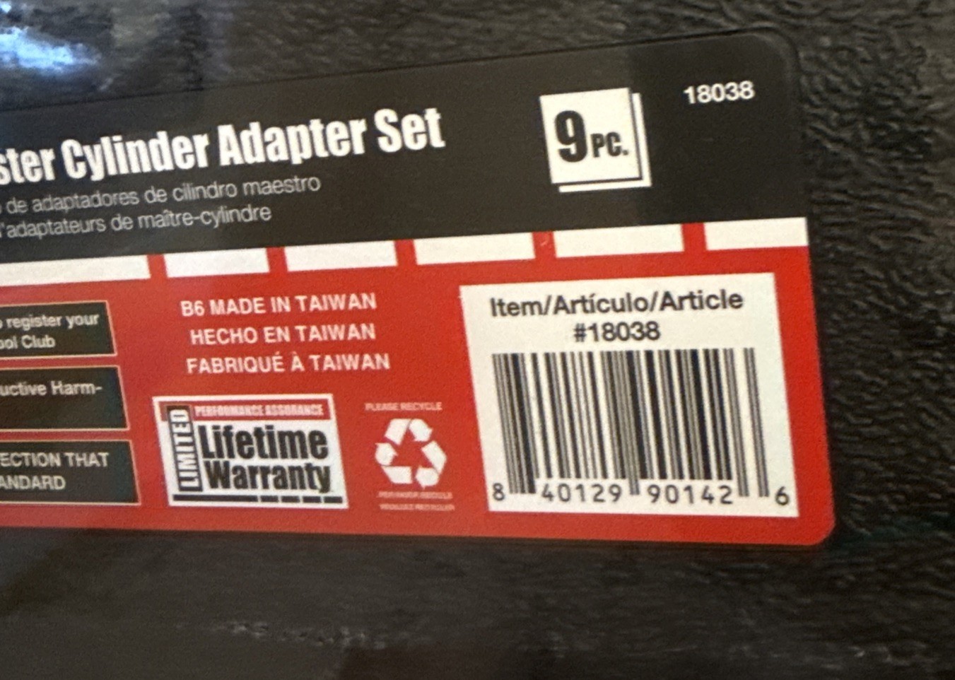 ARES 18038 9 Piece Master Cylinder Adapter Set – Included Adapters Brake Bleedin