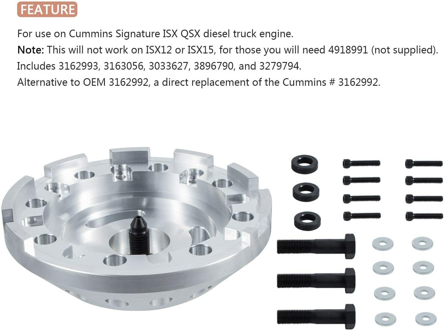 3162992 Front Crankshaft Seal Remover Installer for Cummins ISX QSX Diesel