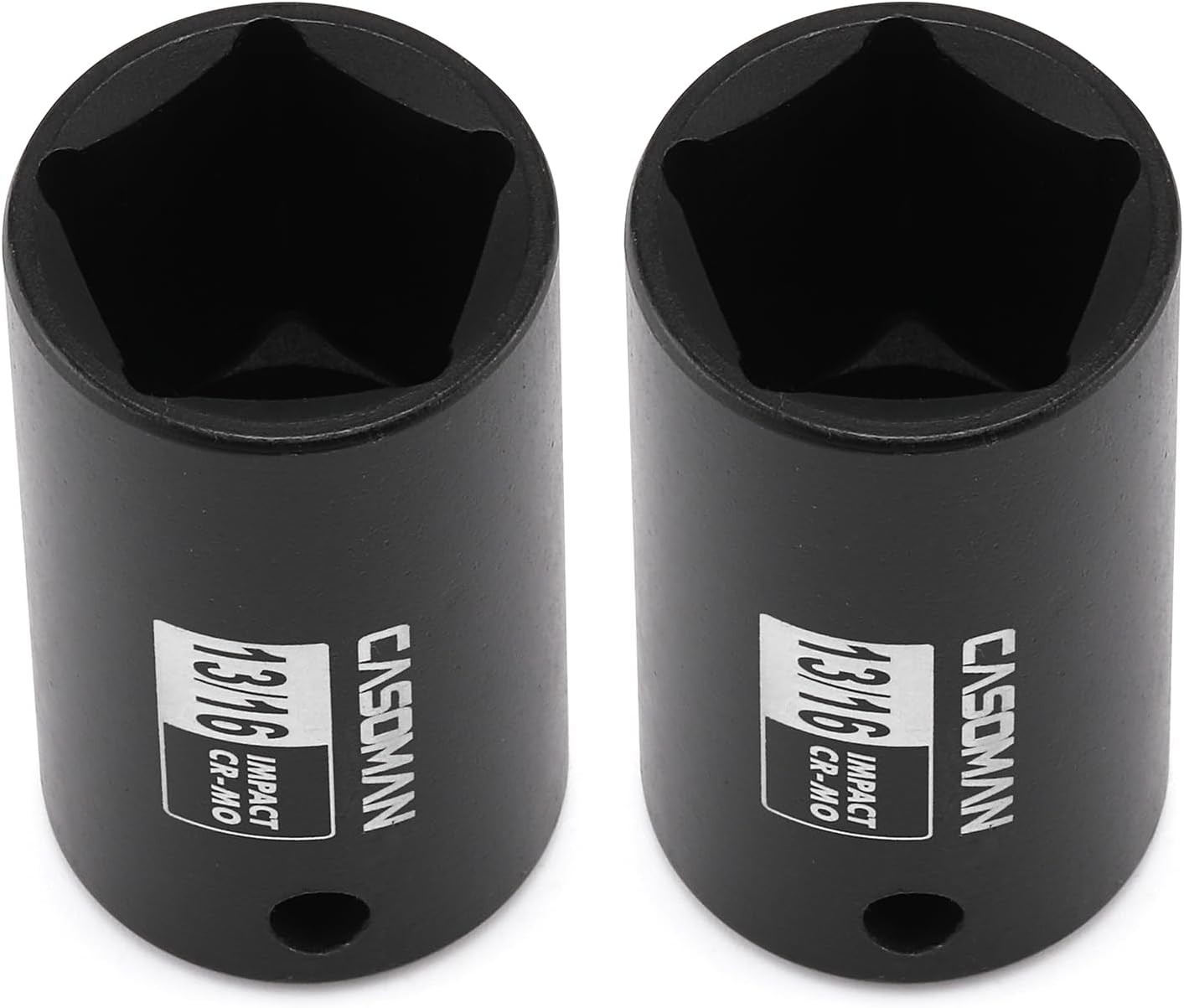 2PCS 1/2″ Drive 13/16″ Penta Sockets 5-Point Utility Socket CR-MO Removes