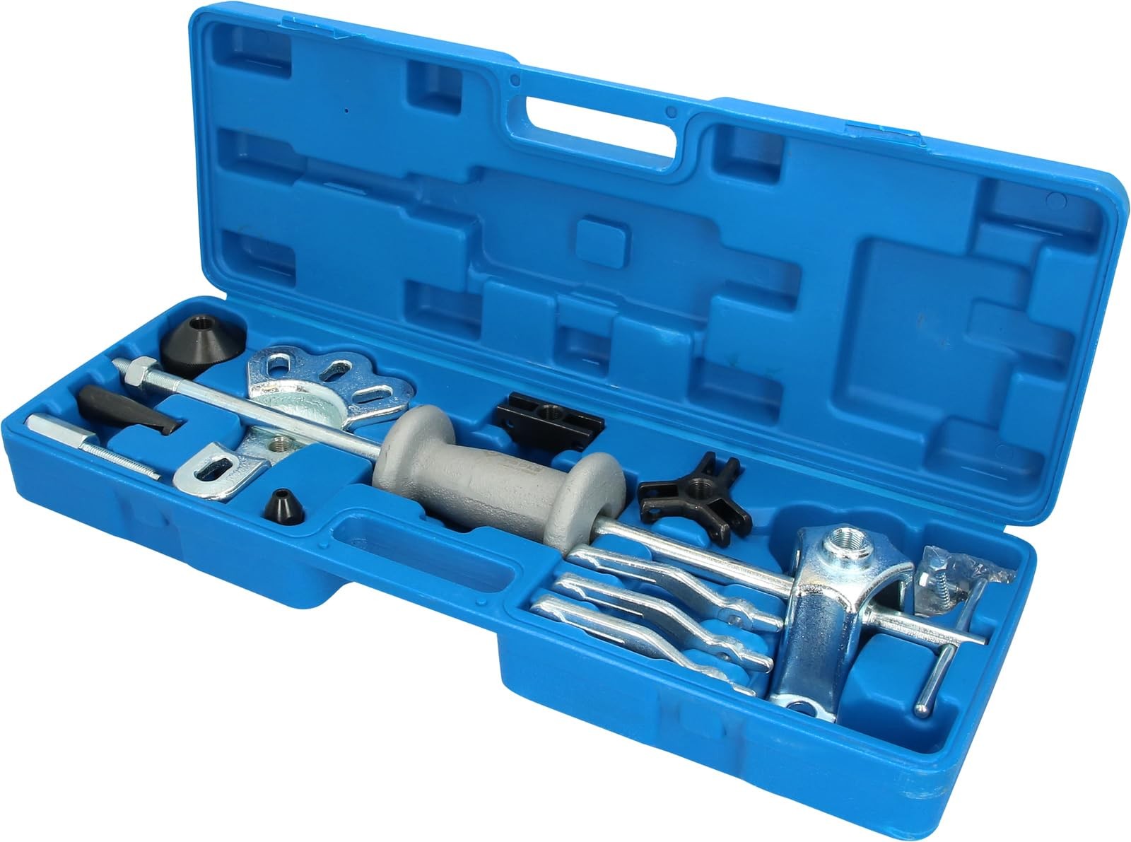 KS TOOLS wheel hub puller with slide hammer, forged, 16 pieces