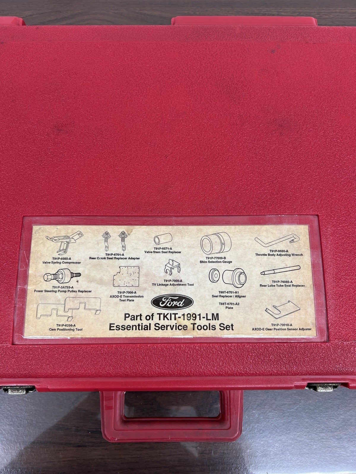 Ford Rotunda TKIT-1991-LM Tool Set T91P-6256-A T91P-70010-A T91P-7006-A T91P