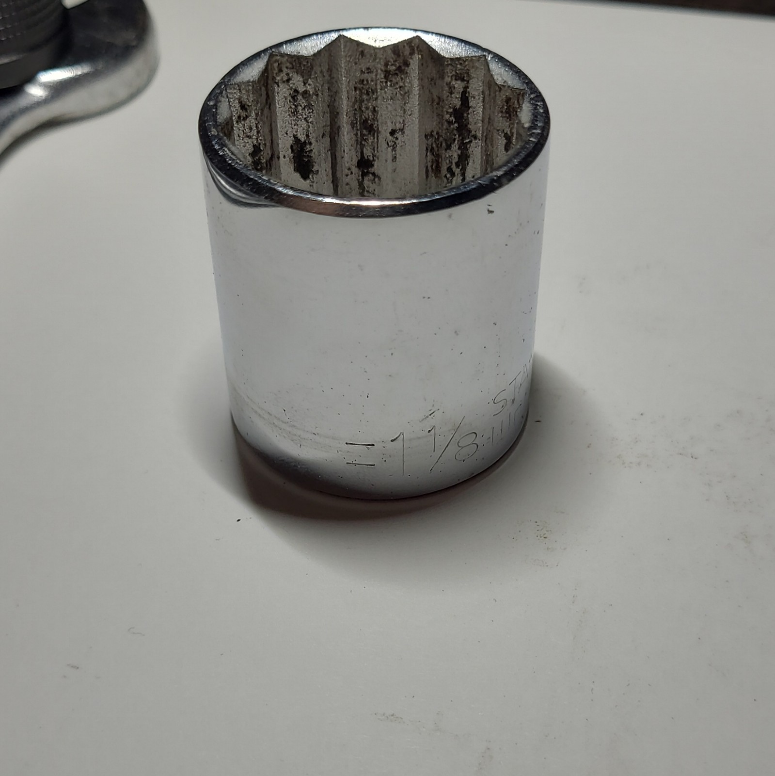Stanley Workmaster 86-473 Socket 1 1/8″ Made In USA 1/2″ Drive