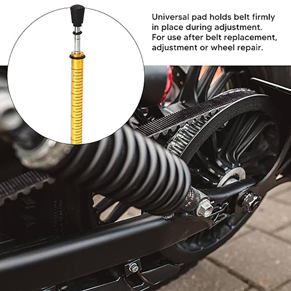 Motorcycle Secondary Drove Belt Adjustable Belt Tension Gauge Tool USA