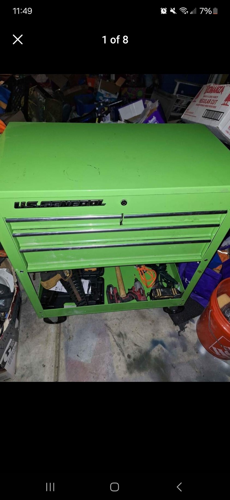 Complete ASE B-Tech Tool set with 5 drawer locking mobile box