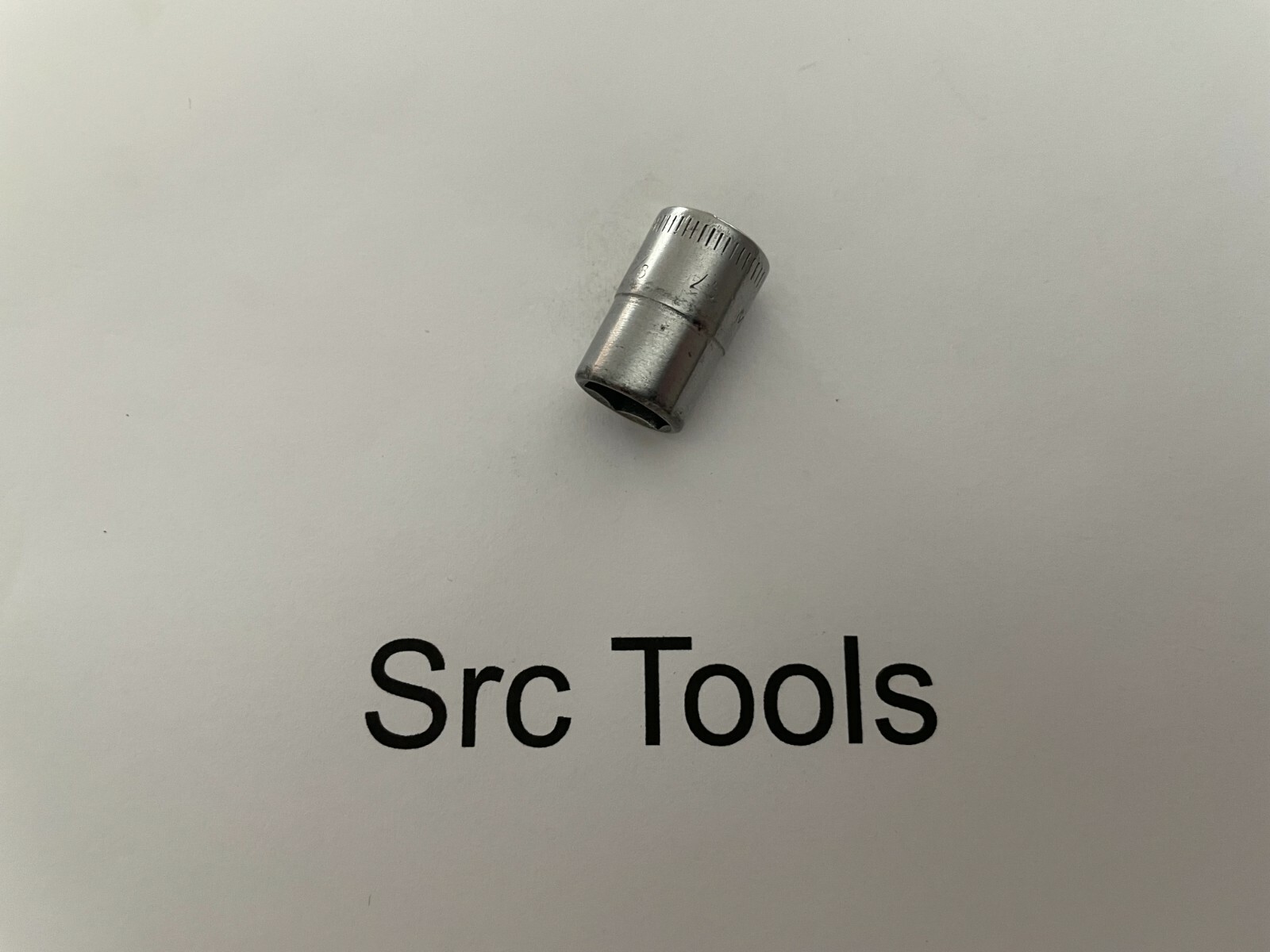 *RARE 1934* Snap-On Tools USA 9/32″ Drive 3/8″ SAE 6pt Midget Chrome Socket M-12