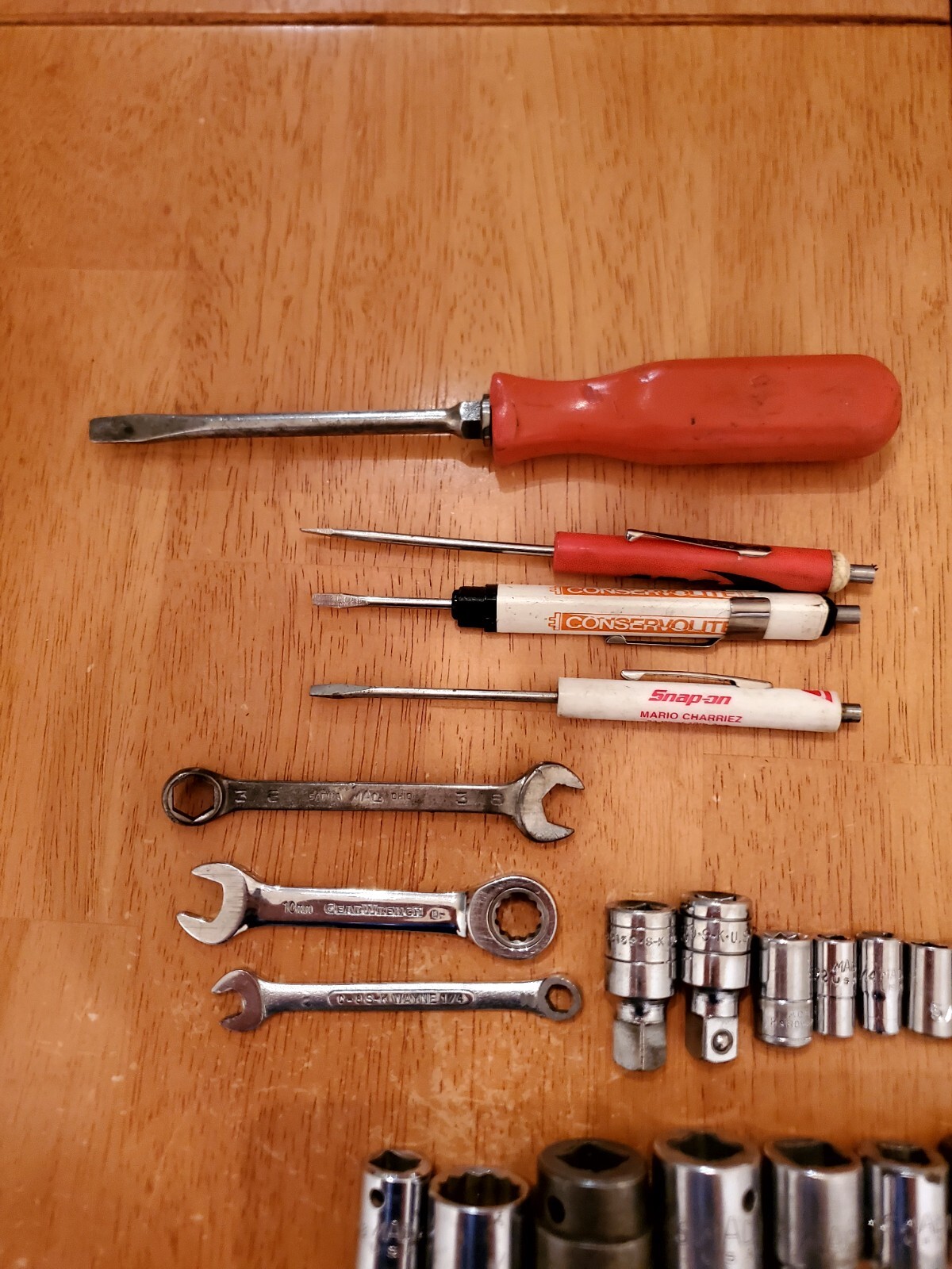 Mac S.K Gear Wrench Other Misc Brand Mixed Sockets Wrenchs Screw Drivers 27PC