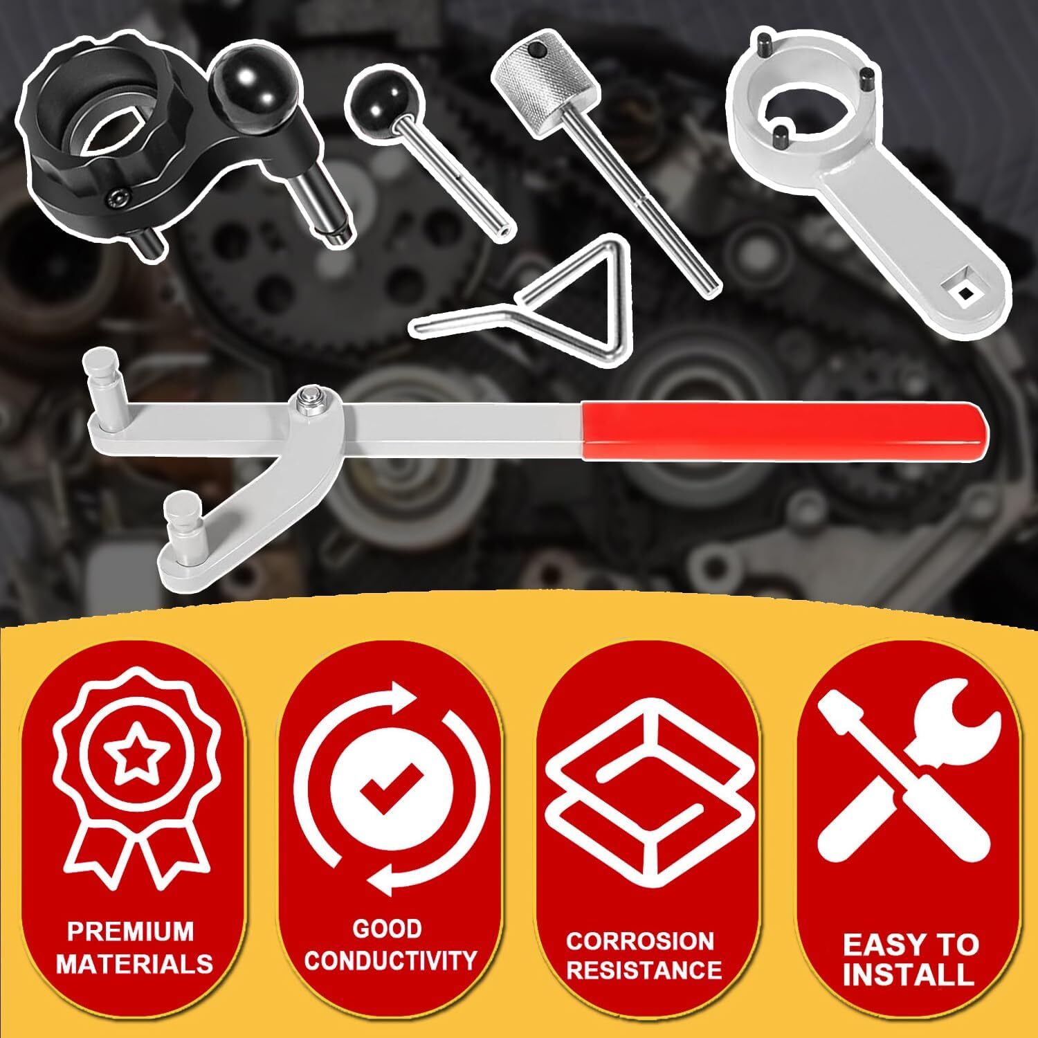 3830 Camshaft Timing Belt Tools Kit for Volkswagen TDI (EA288)