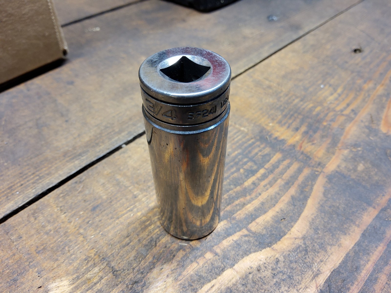 Snap On 3/8″ Drive 3/4″ 12PT Deep Chrome Socket SF241