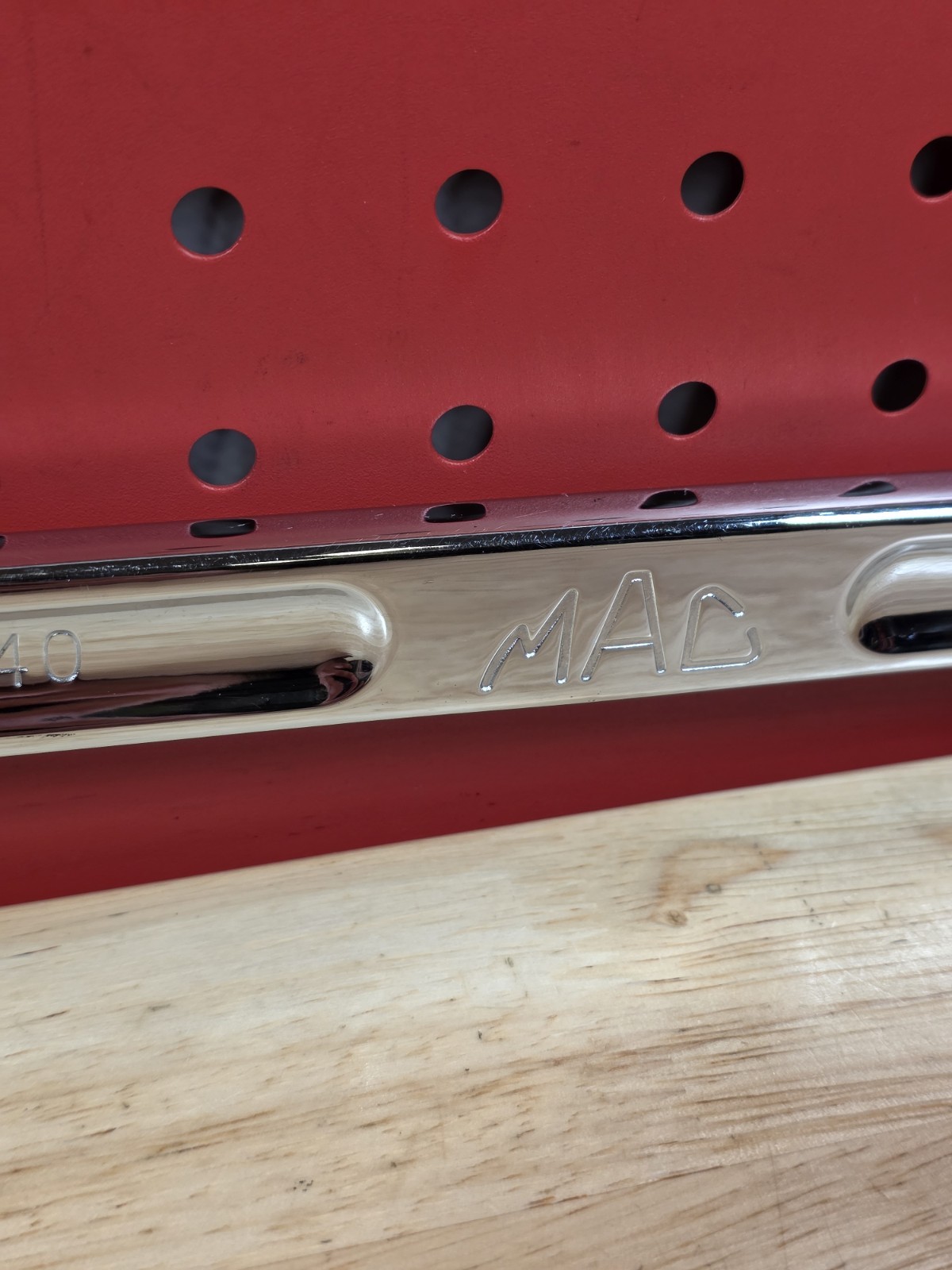 Mac Tools M30CL440 30mm Metric Standard 12-Point Chrome Combination Wrench NICE