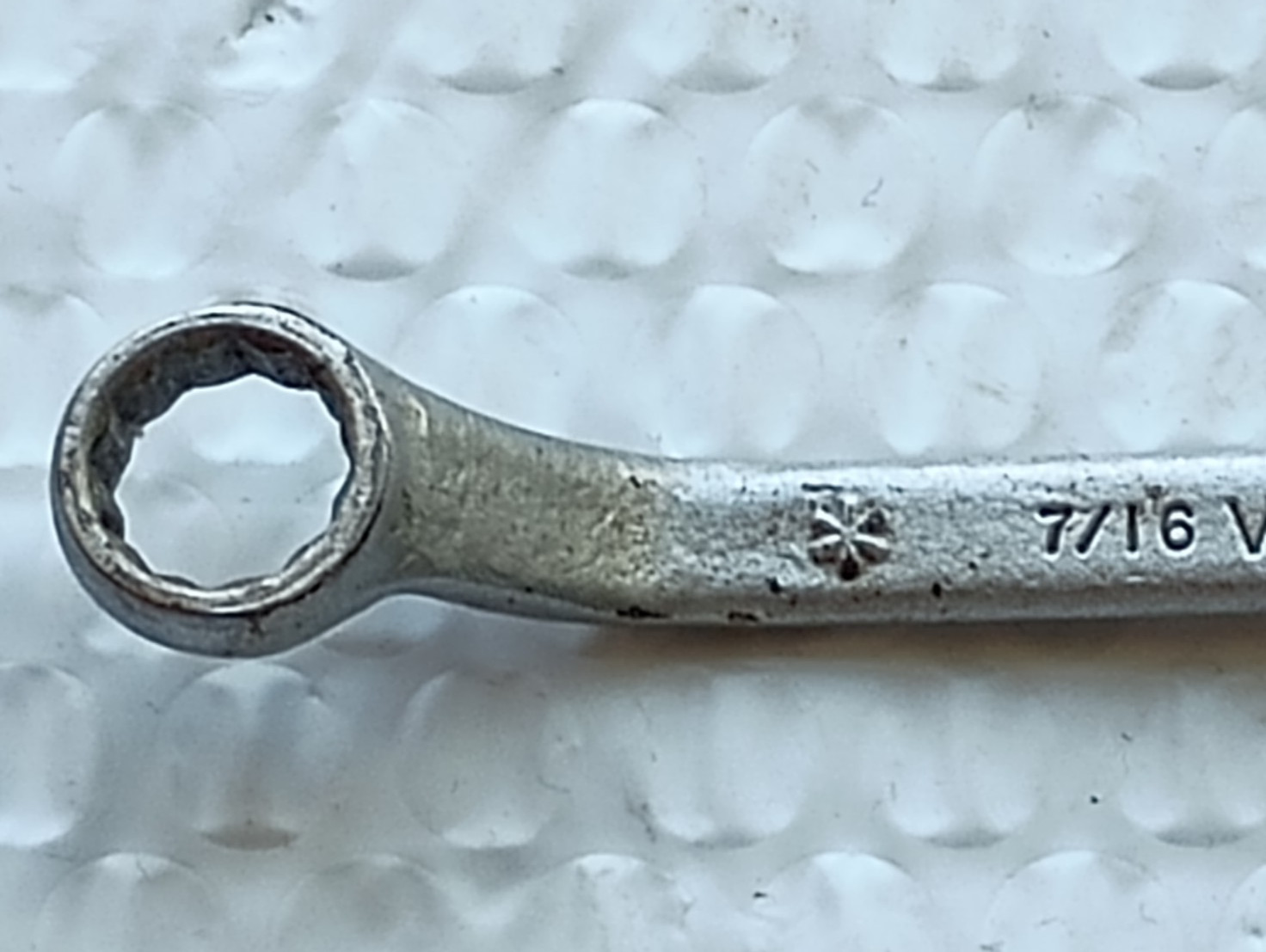 VLCHEK TOOLS WBA1214, 3/8″ x 7/16″ DOUBLE BOX WRENCH, 7.25″ LONG, 12 POINT *USA