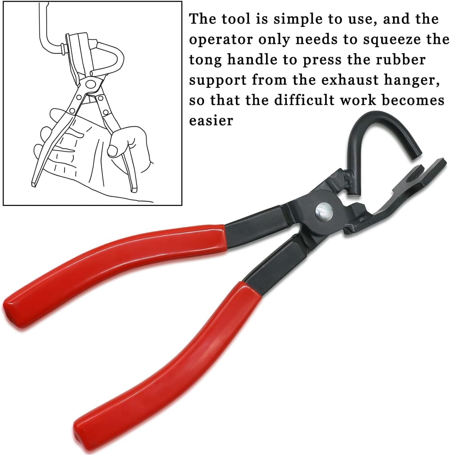 38350 Pliers Exhaust Hanger Brackets Rubber Hanger Support Removal Tool Compa…