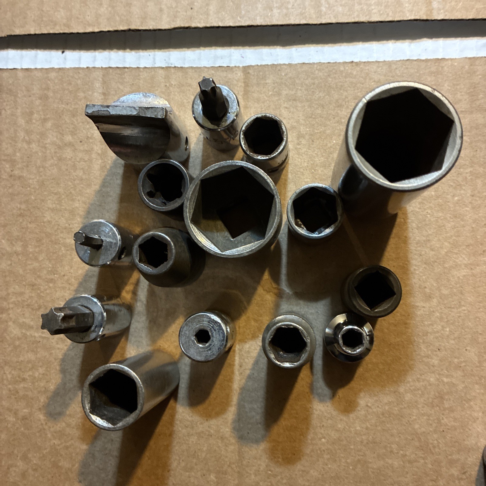 Lot of 24 Mac Tools 1/4”, 3/8”, 1/2” 6 Point Shallow/Deep Regular/Impact Sockets