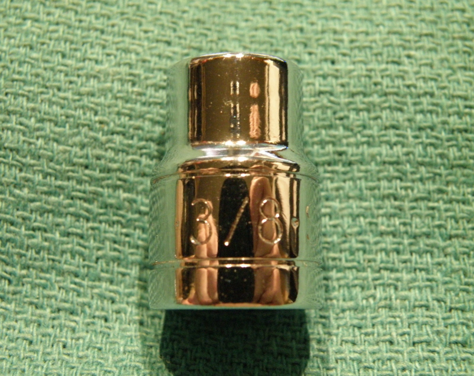 NEW S-K 3/8″ Drive, 6 Pt. 3/8 Shallow Socket. 45112 Made In USA.