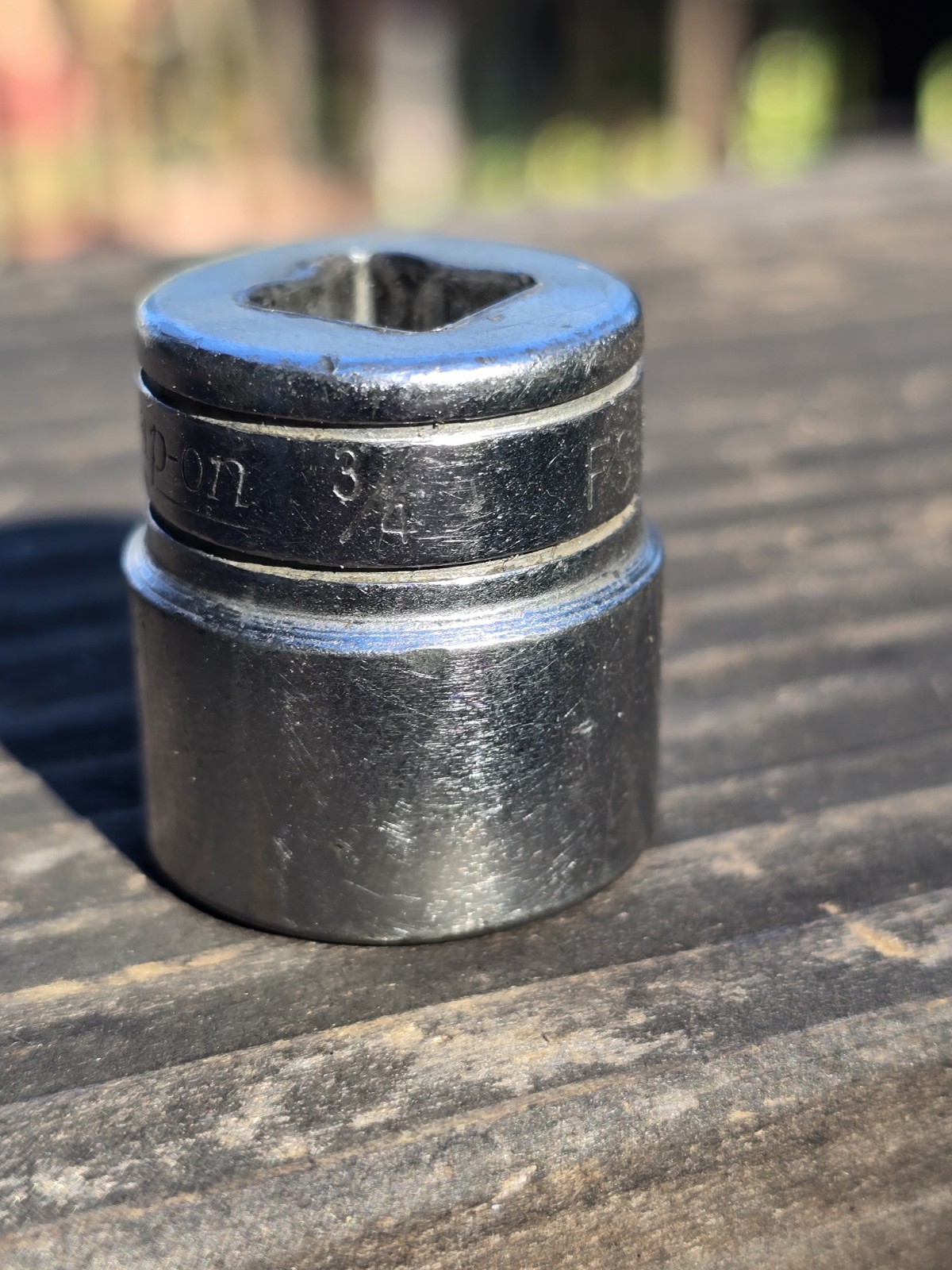 Snap-On FS-241 3/4″ Shallow SAE 6 Point 3/8 Drive VINTAGE 1956