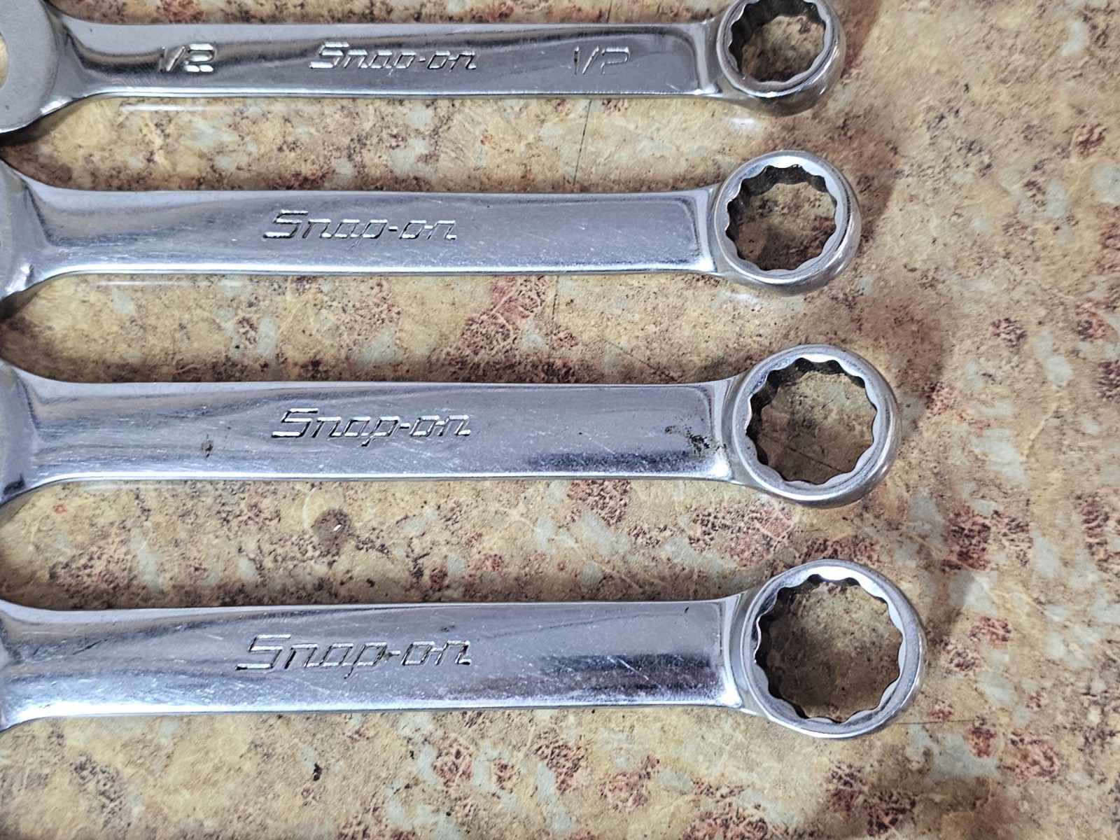Snap-on 14pc 12-Point SAE Short Combination Wrench Set 5/16 – 1-1/8″