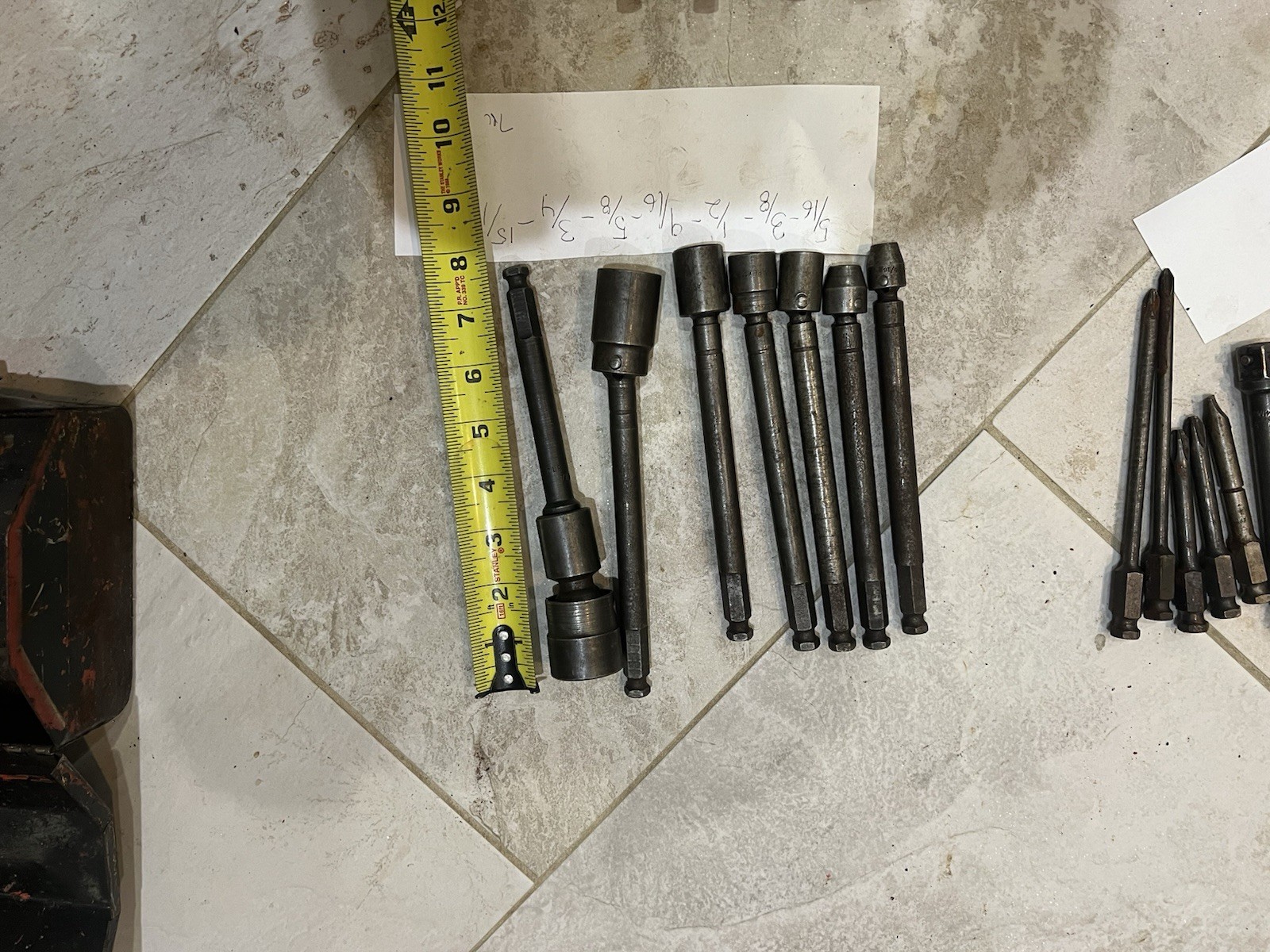 APEX, Cornwall Hex Power Drive Impact U-joint Socket Sets for Hex Quick Connect