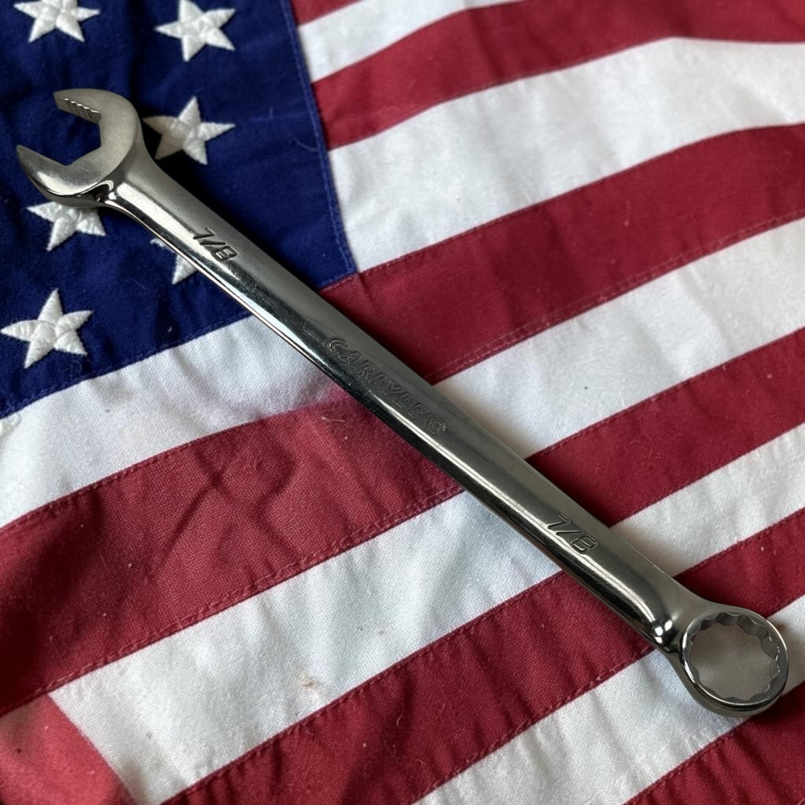 Carlyle CWLNS128 Box End Wrench 7/8″ USA Sold As Pictured Professional Tool