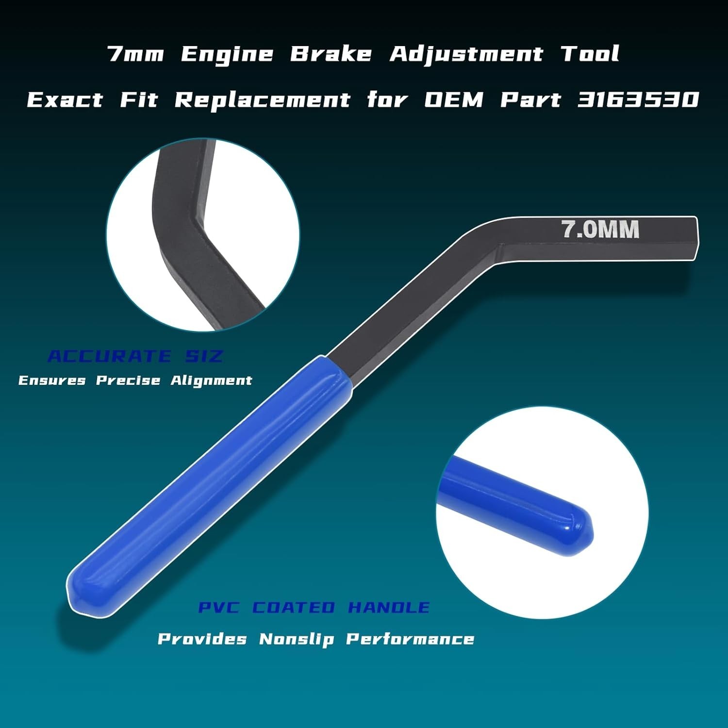 3163021 Cam Timing Tool Kit + 3163530 Engine Brake Adjustment Tool, Compatibl…
