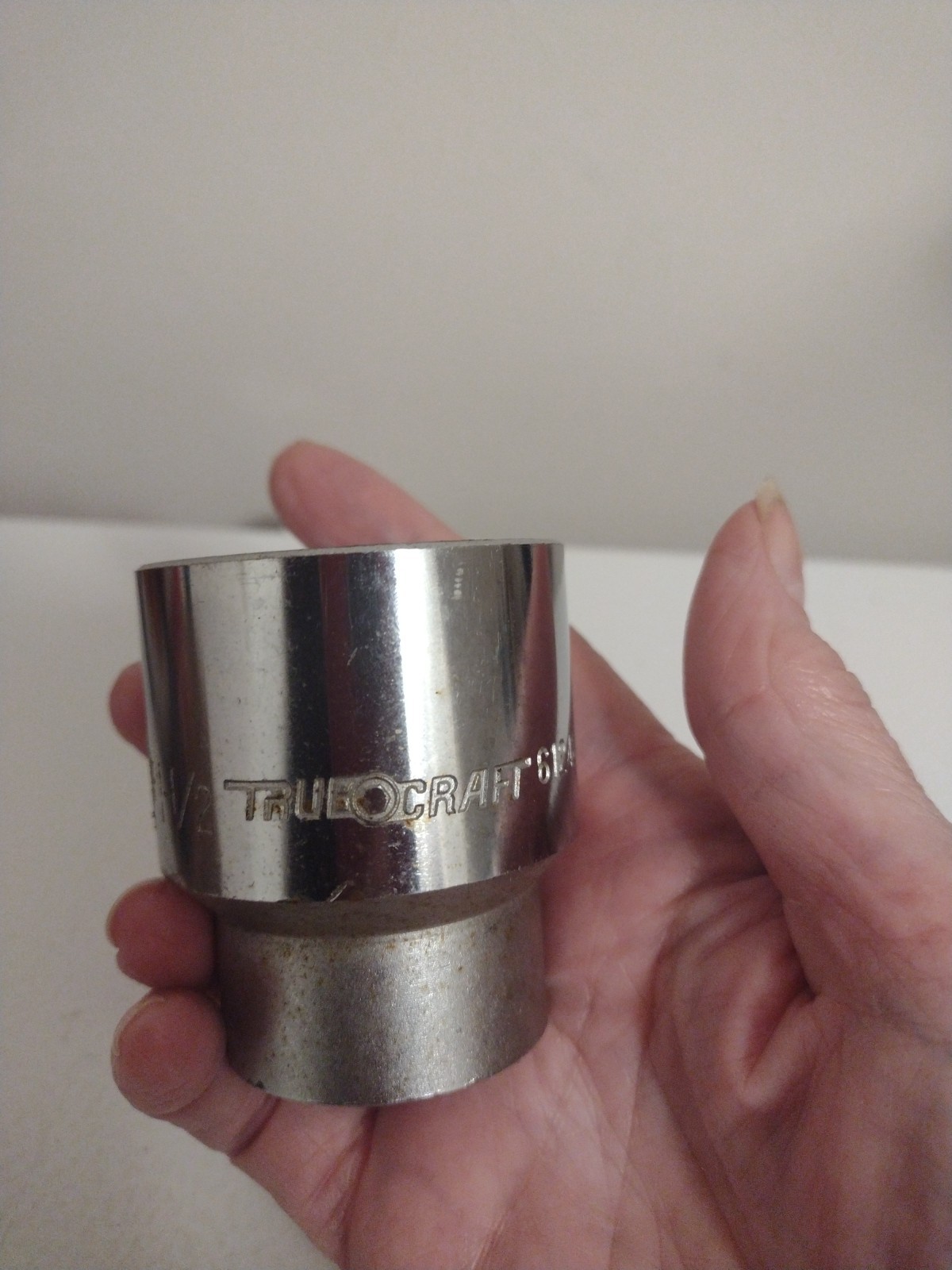 Vtg True-Craft 1-1/2″ Jumbo Socket 3/4″ Drive 12pt # 61248 Japan Chrome Vanadium