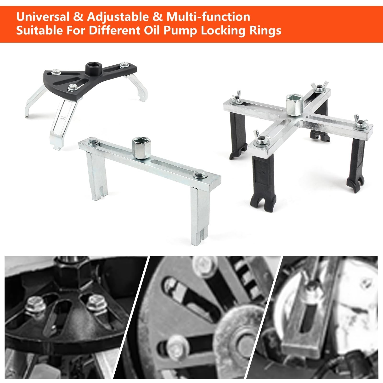 Universal Fuel Tank Lock Ring Tool Kit – 4 PCS Fuel Pump Removal & Installation