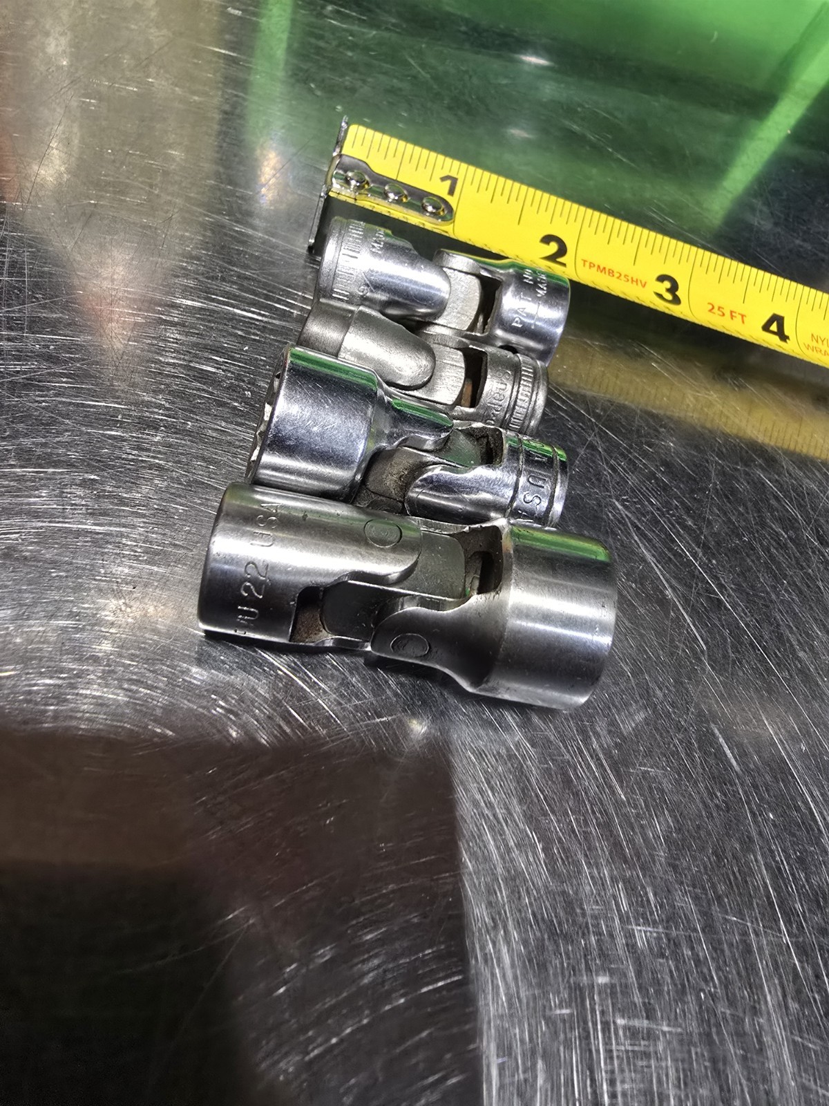 Snap On Tools 3/8 Drive 12 Point SAE Swivels. Excellent Condition. Not A Set