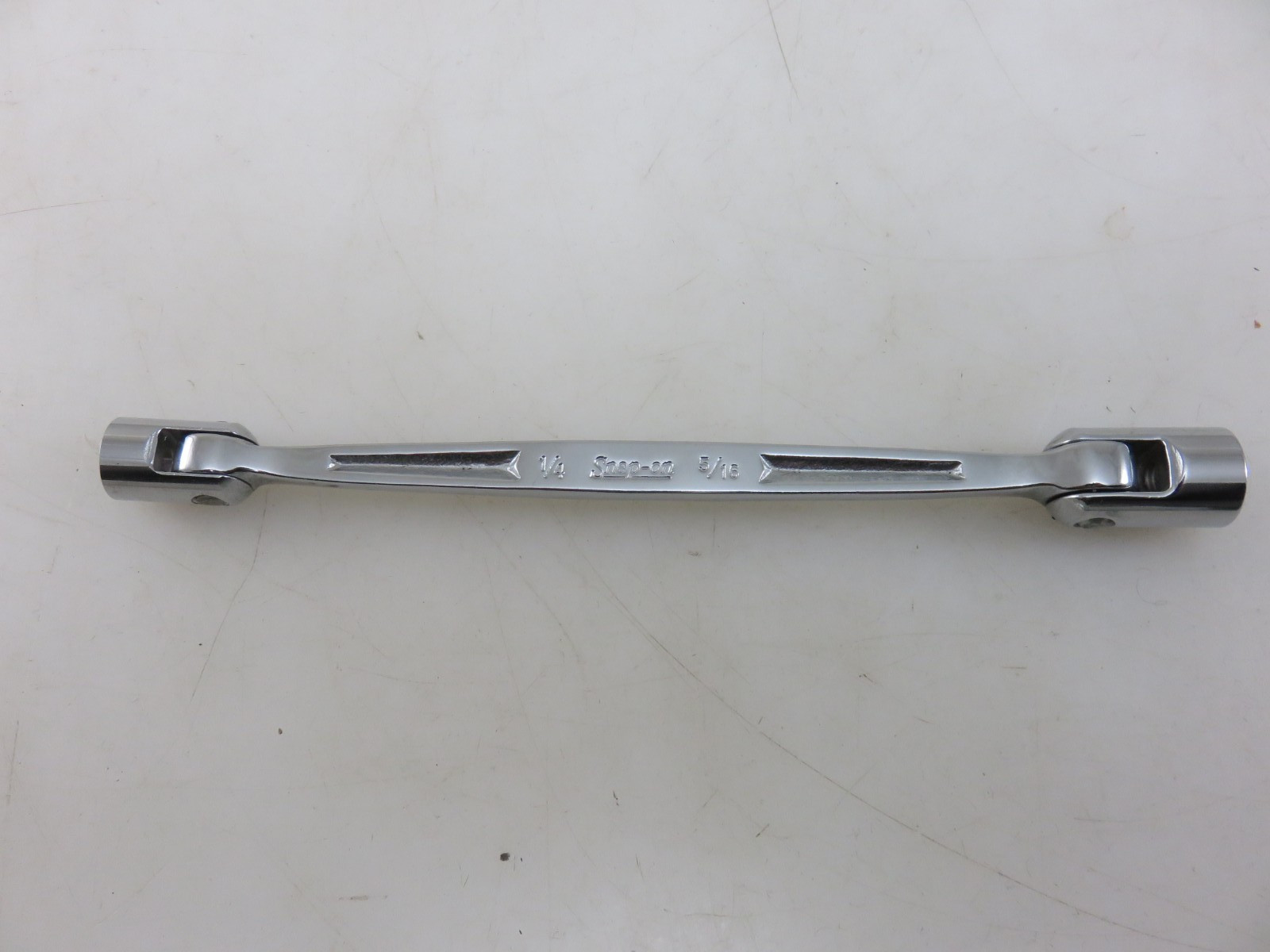 Snap-On B1360 Saltus Flex Head Socket Brake Wrench 1/4″ x 5/16″ SQUARE BOX END