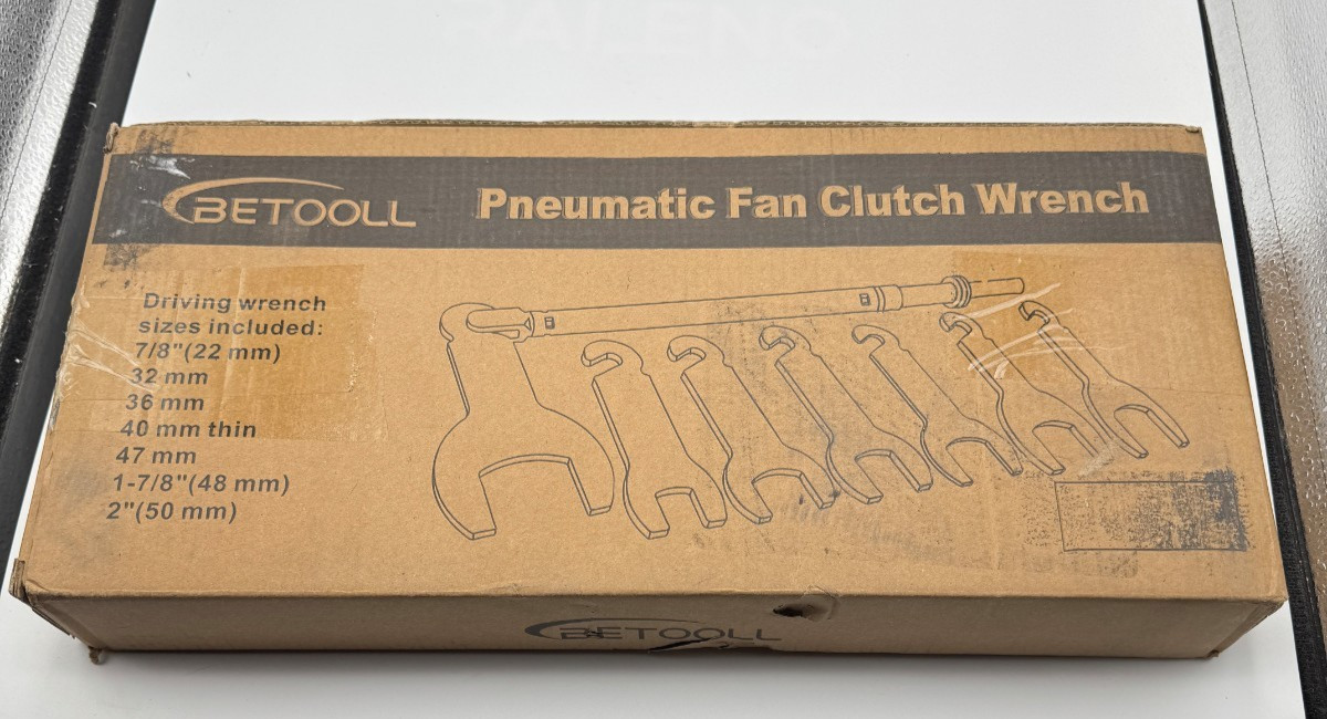 BETOOLL 8PCS Pneumatic Fan Clutch Wrench