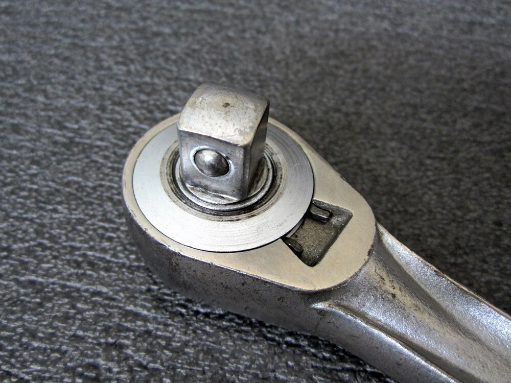 Vintage Craftsman 1/2″ Drive Ratchet 44970 Oil Port =V= Flying V Made in USA