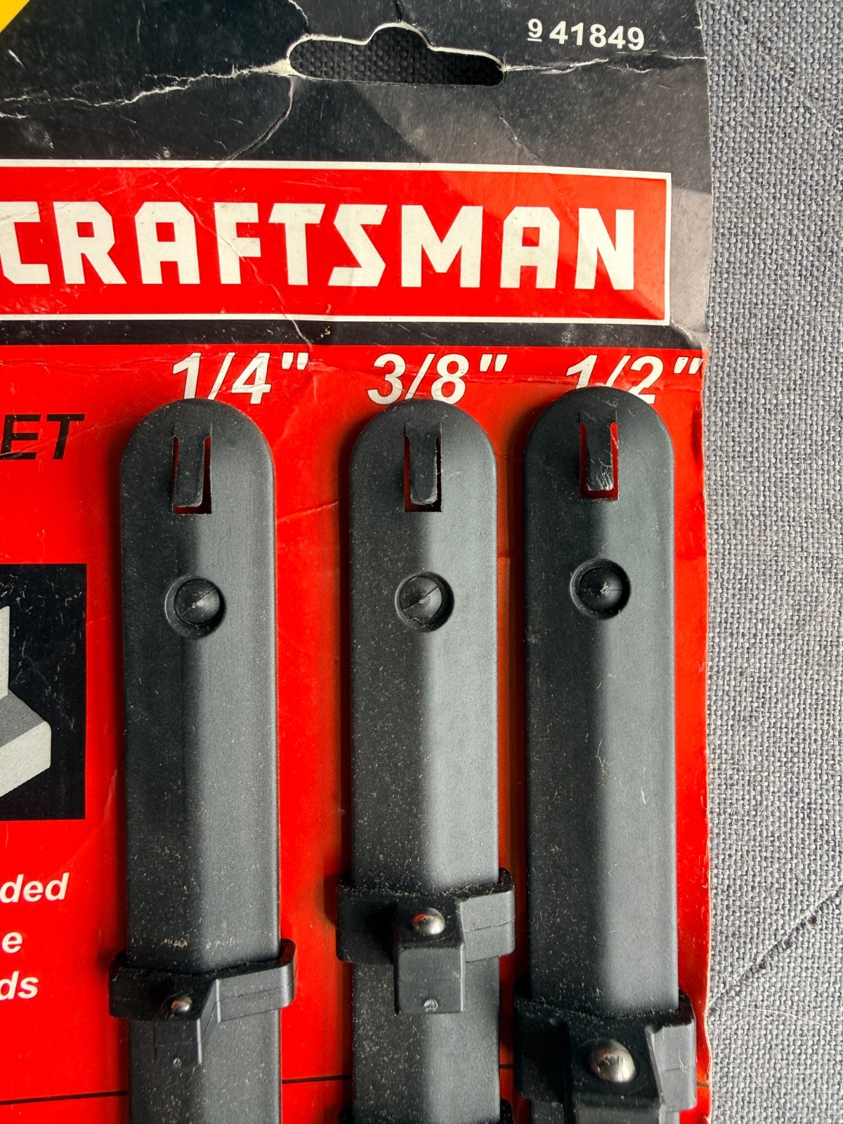 Craftsman 1/4″, 3/8’’, 1/2″ Drive Socket Racks Set of 3 # 941849 NEW