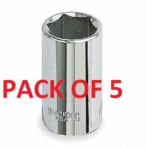 (PACK OF 5) 11-014 ARMSTRONG TOOLS 7/16″ 6 POINT 3/8″ DRIVE SOCKET 11014