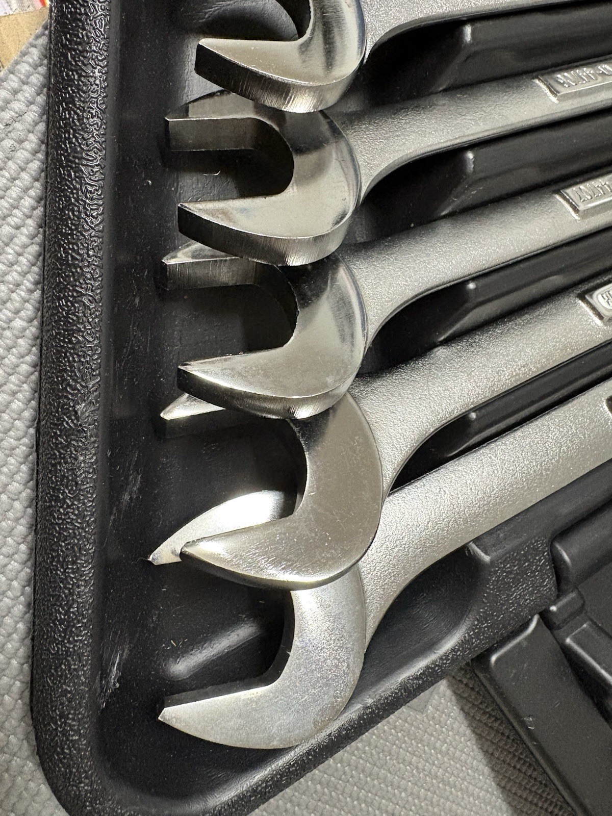 Sears Craftsman USA 5pc Jumbo SAE Combination Wrench Set 46939 w/ Carry Case