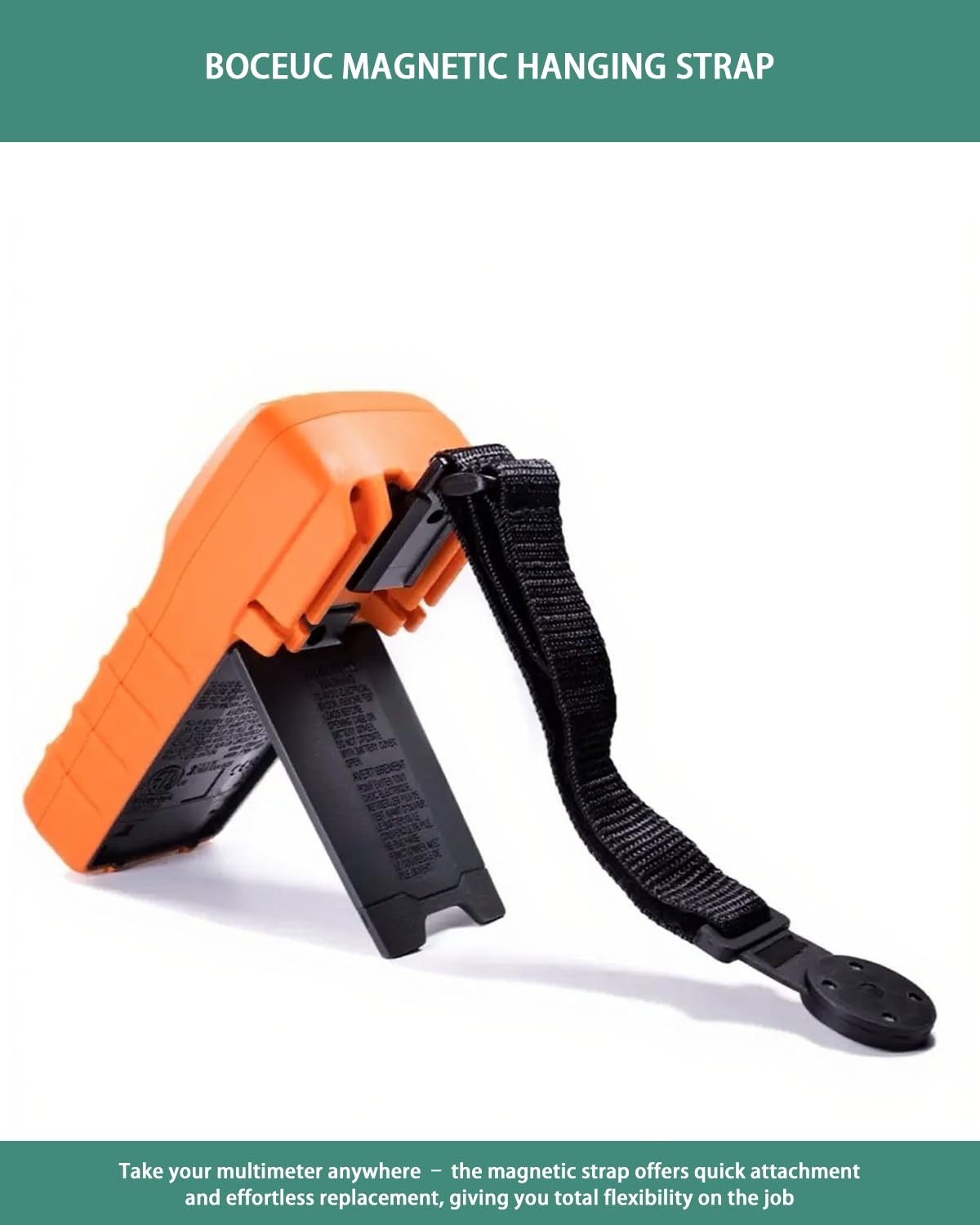 BOCEUC Magnetic Hanging Strap Hands-Free Holder for Klein Tools black