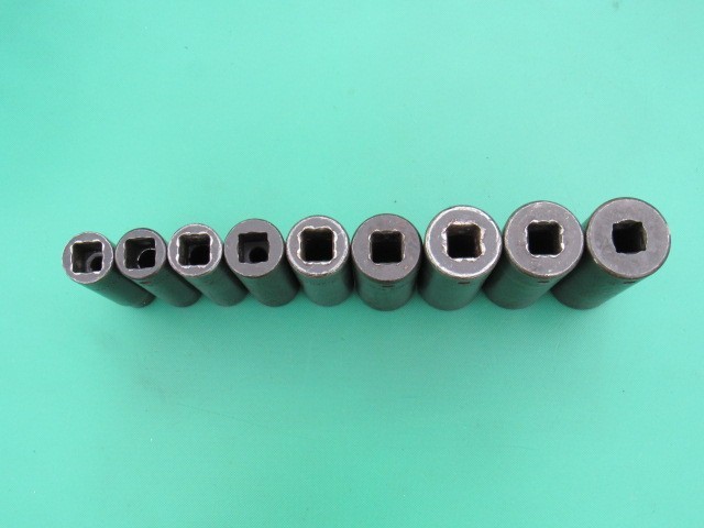 SNAP ON 309SIMY 1/2″ TO 1″ 1/2″ DRIVE SAE 6 PT DEEP IMPACT 9 PC SOCKET SET SIM