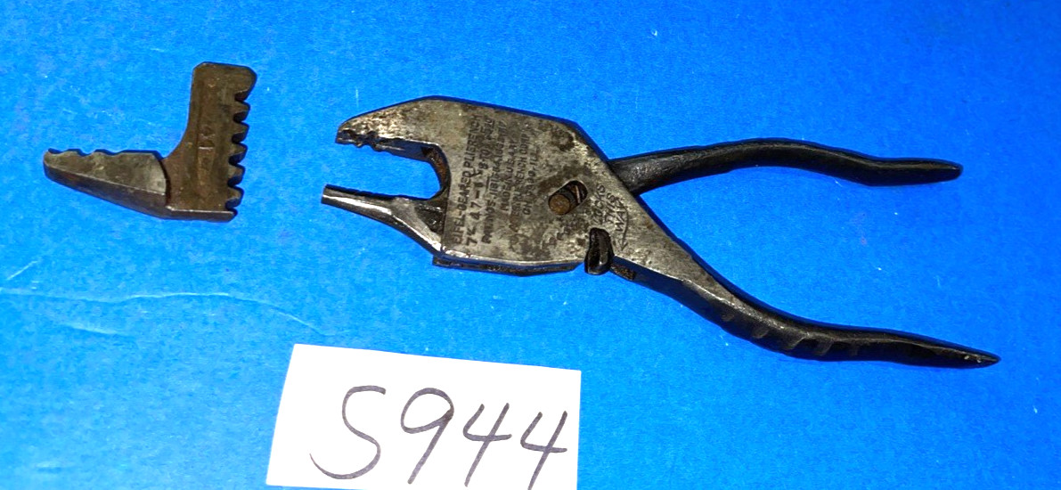 EIFEL TOOLS VINTAGE GEARED PLIERENCH 7 INCH 1 EXTRA HEAD