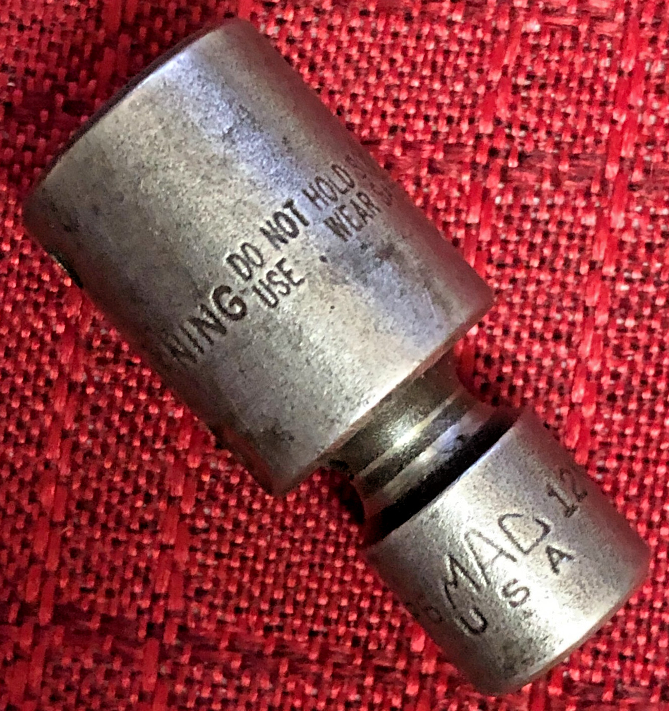 Mac Tool XUP6 Metric 12mm Universal Impact Socket 3/8″dr 6pt 2″L USA 1990 Gd8/10