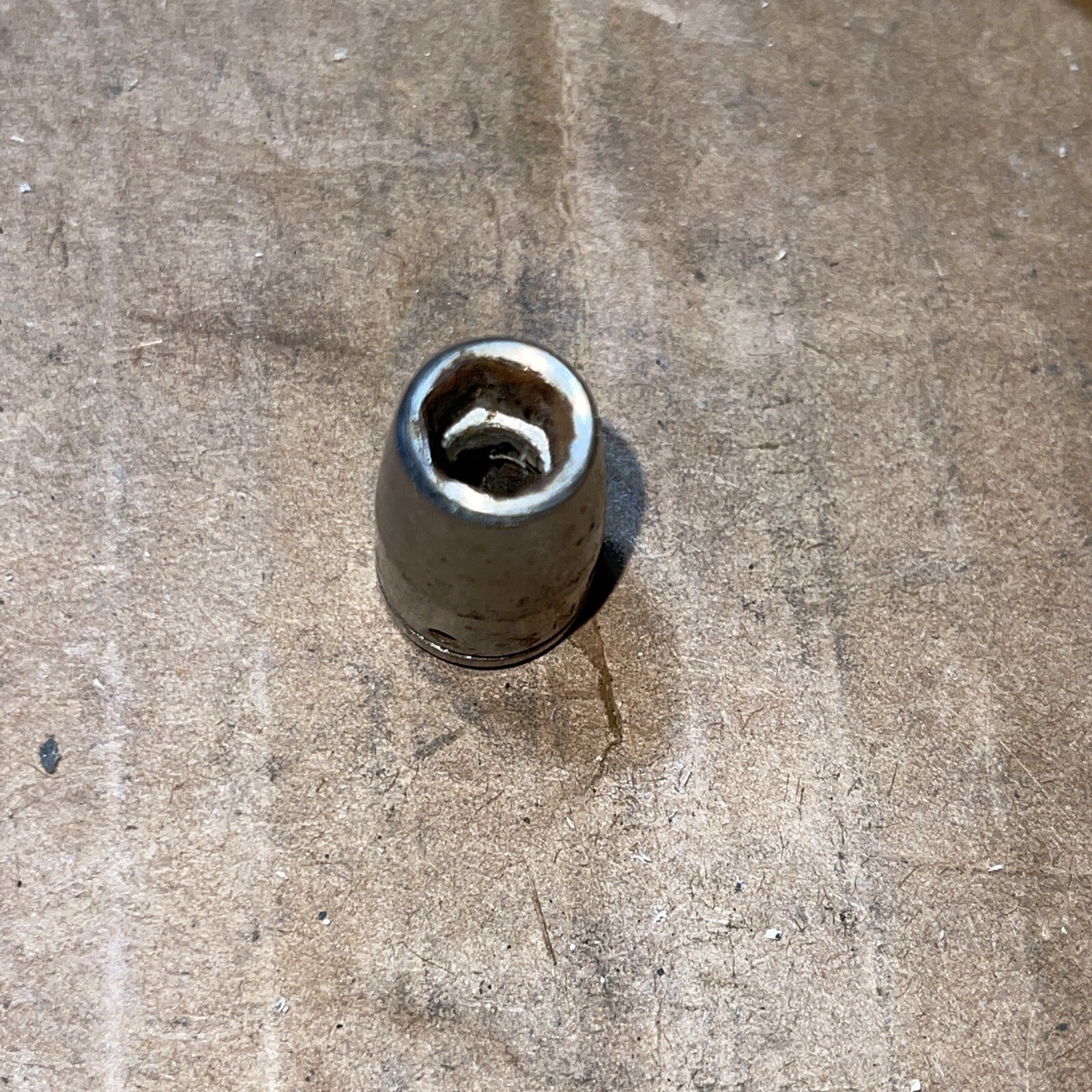 Vintage Armstrong USA NM608 1/4 In SAE 1/4 Drive 6 Point Socket nm-608