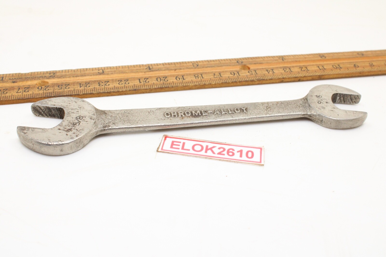 Williams 1727 Superwrench 9/16″ x 5/8″ 6 Point SAE Double Open-ended Wrench USA