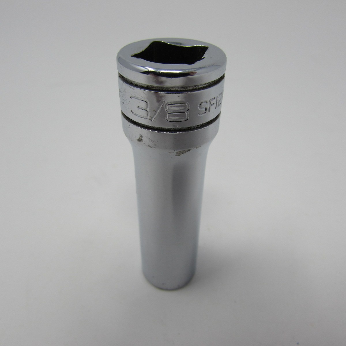 Snap-On 3/8″ Deep Well Socket 12 Point 3/8″ Drive SF121 USA Engraved Writing