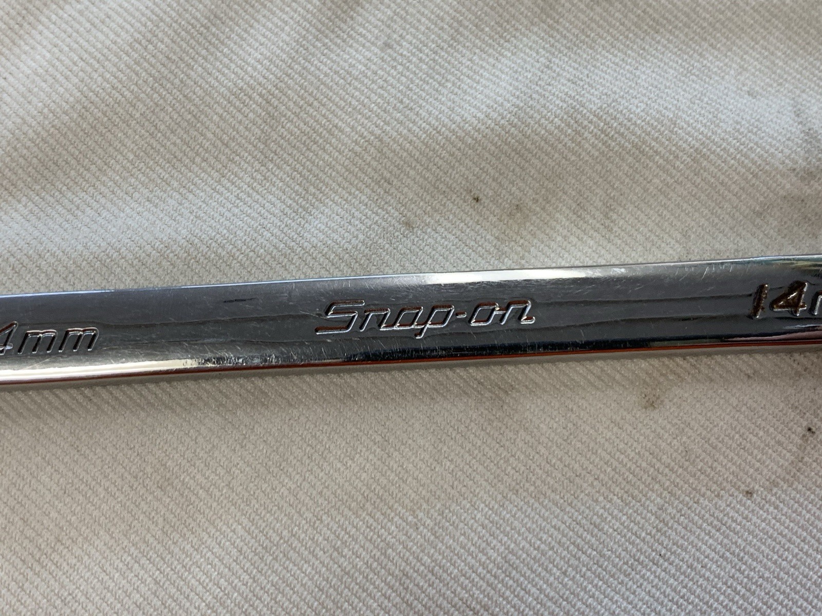 Snap-On 14MM 12PT Metric Chrome Combination Wrench USA OEXM140B