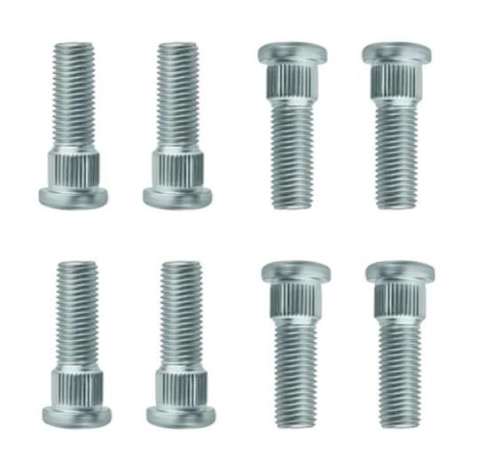 set Of 8pcs m12*1.5 * 40 Front Rear Wheel Studs Bolts 7519753 Replacement Fo