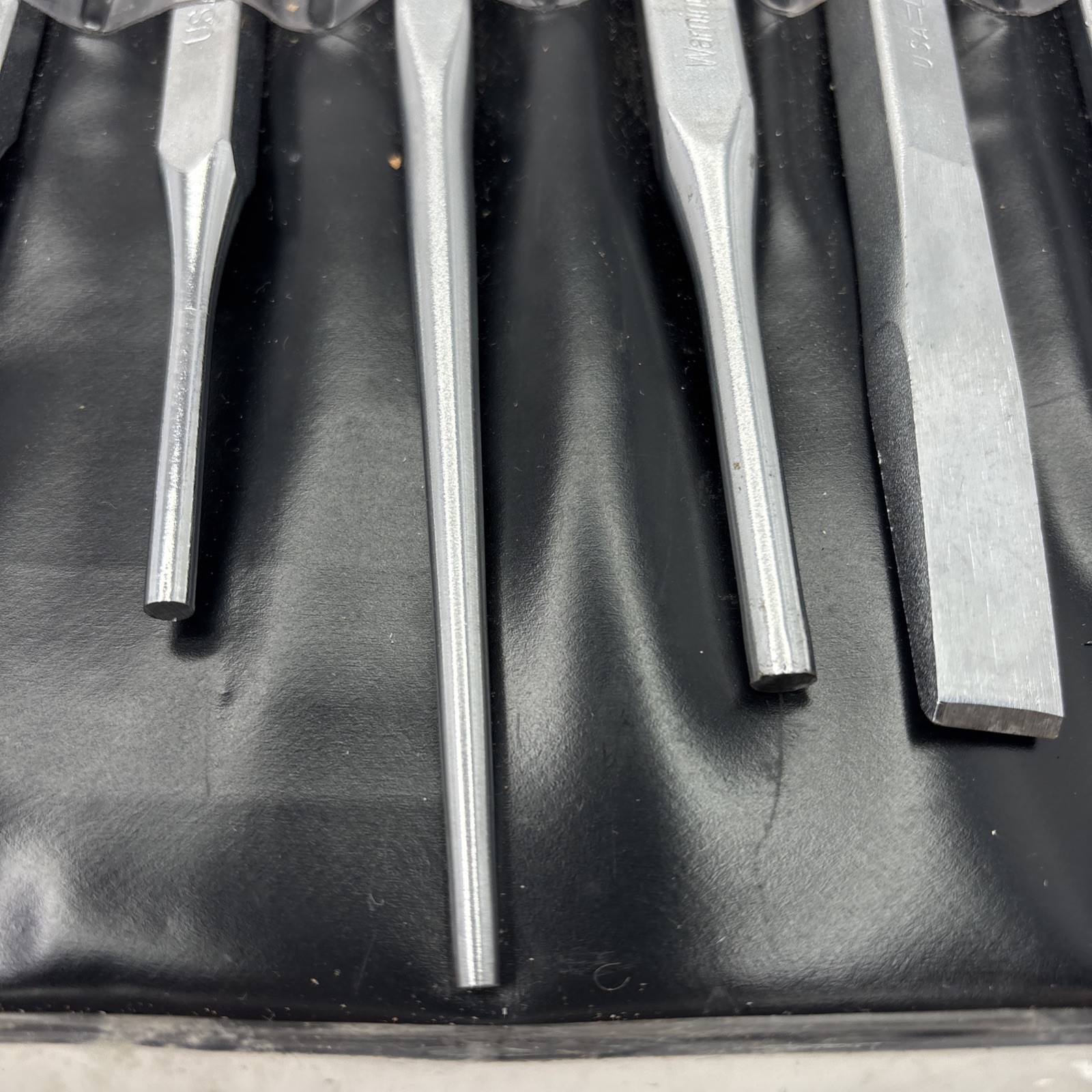 Craftsman 43032 Punch & Chisel Set 10 pc Set WF W/Org Pouch Complete + 42976 USA