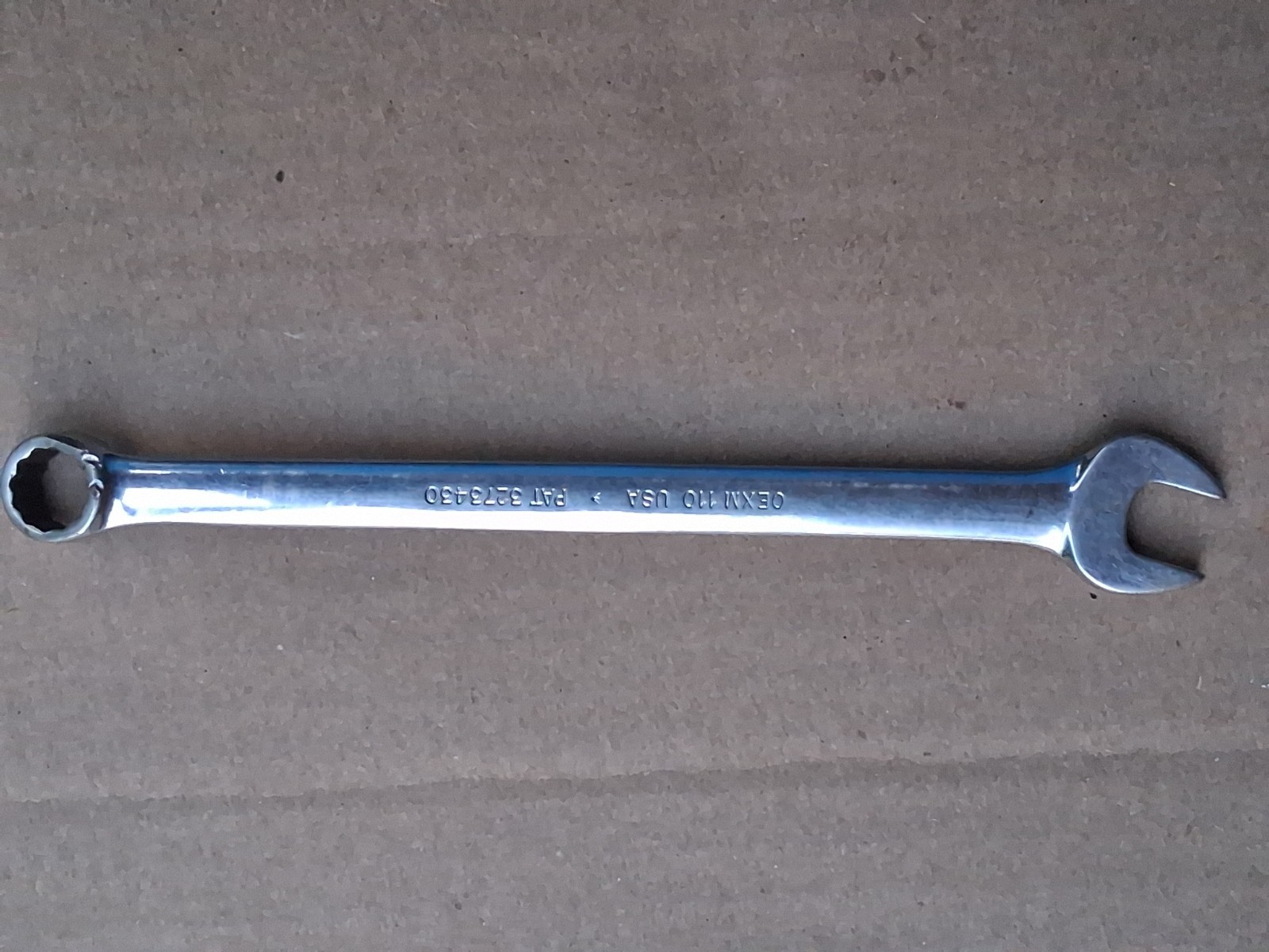 VINTAGE SNAP-ON OEXM110 METRIC 11 METRIC 12 POINT COMBINATION WRENCH USA