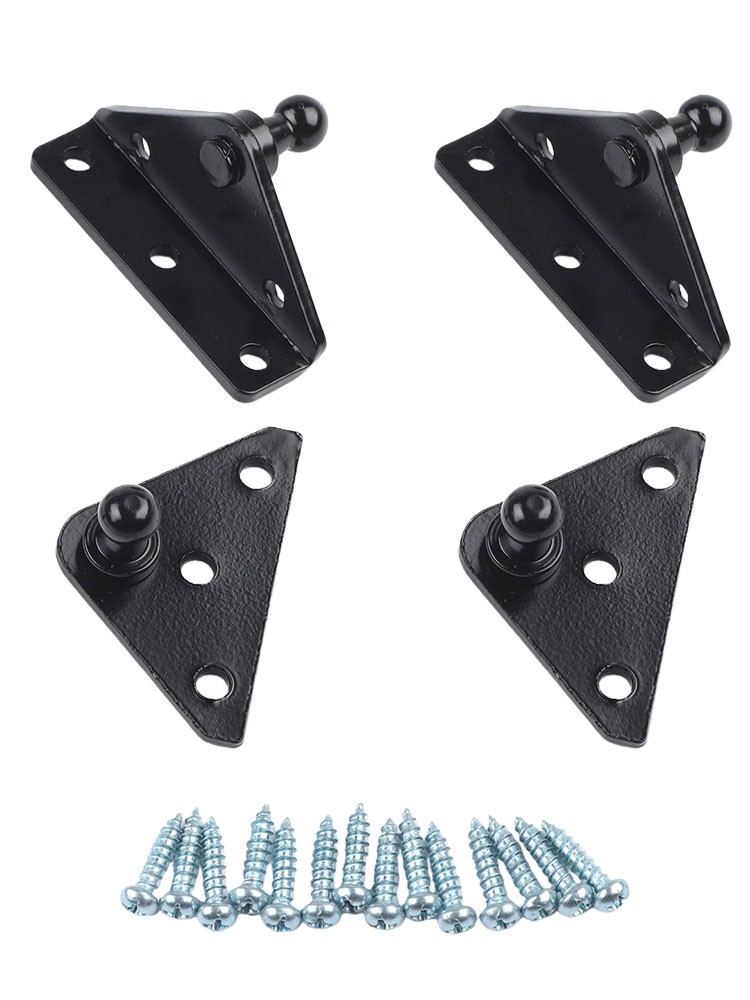 For Gas Strut Compatible 10mm Ball Stud Mounting Brackets with Hardware