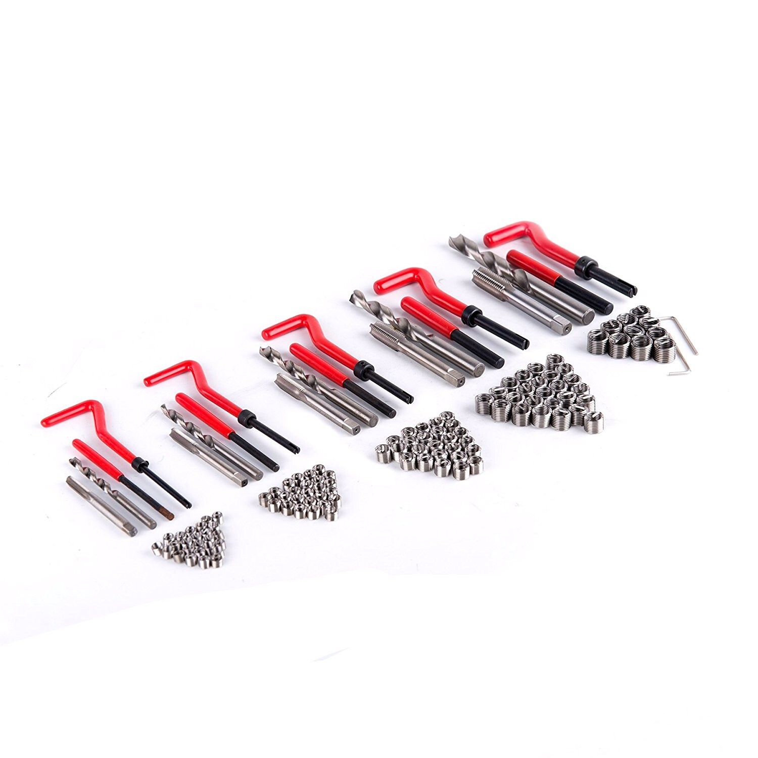 Thread Repair Kit M5 M6 M8 M10 M12 M14 Metric Helicoil Inserts Threading Tool