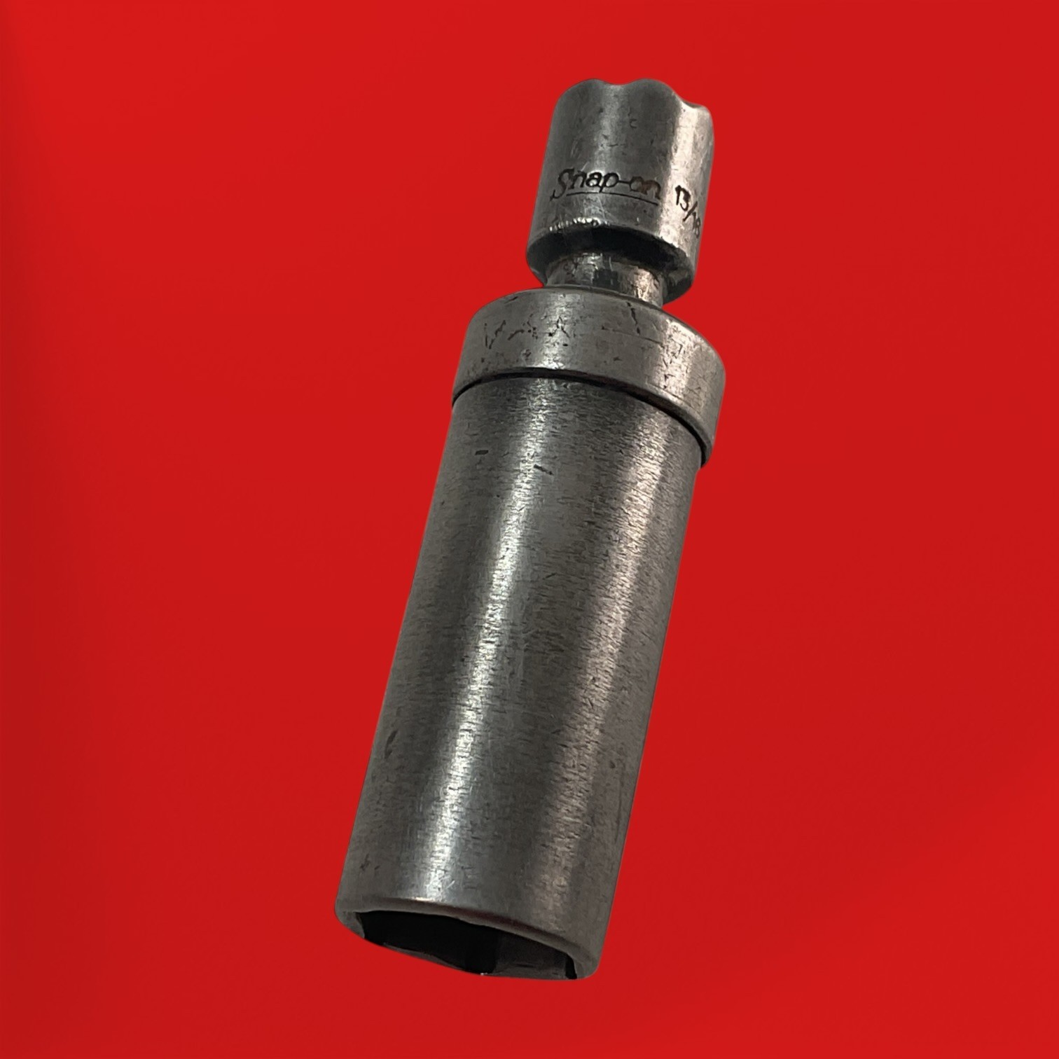Snap-on Spark Plug Swivel Socket 13/16″ 3/8″ Drive 6 Pt S9709A Sold As Picture